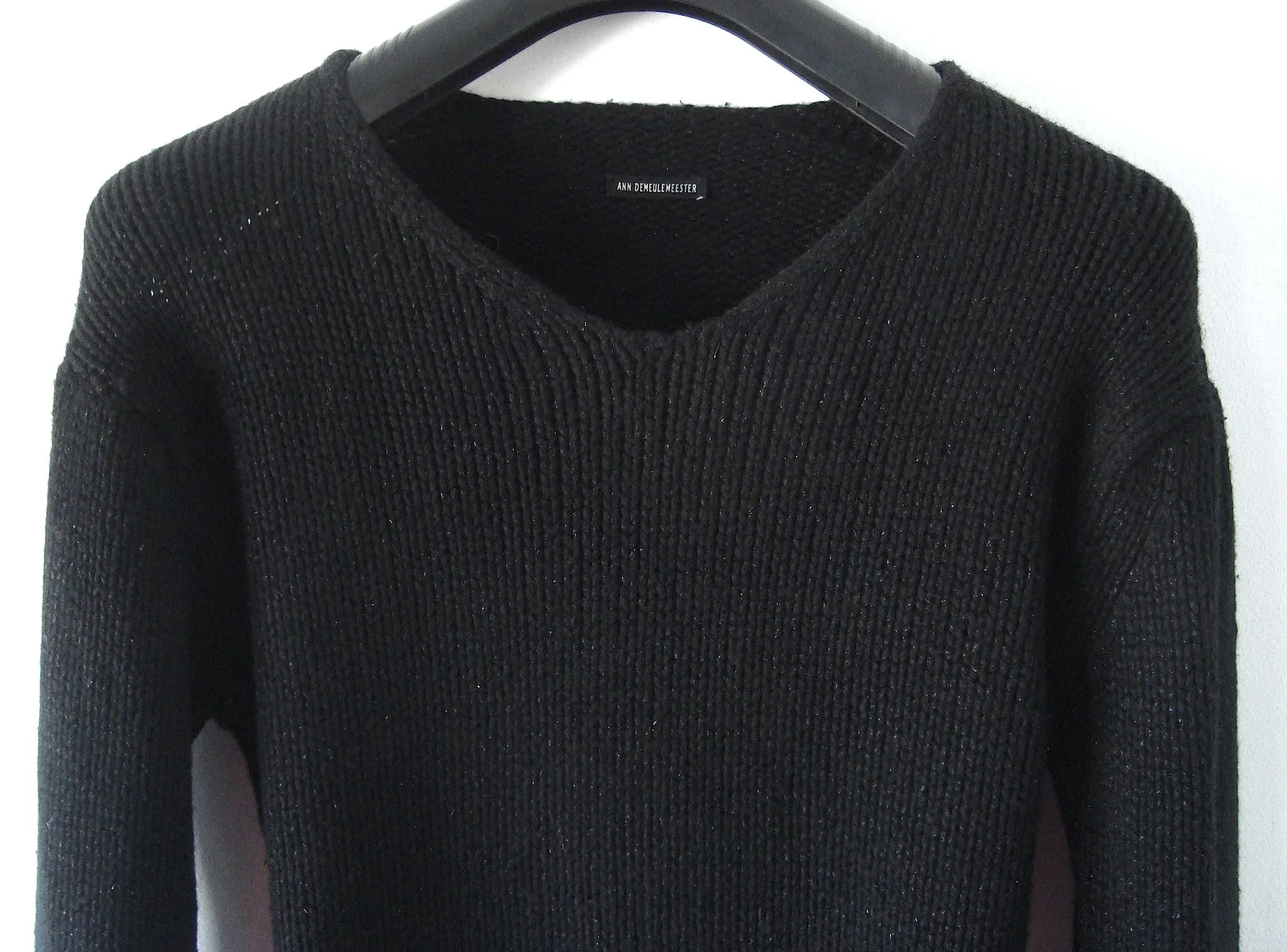 2001 Merino Wool Slim Sweater with Silver Flecks