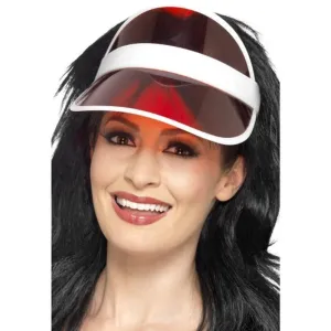 80s Sun Visor - Red