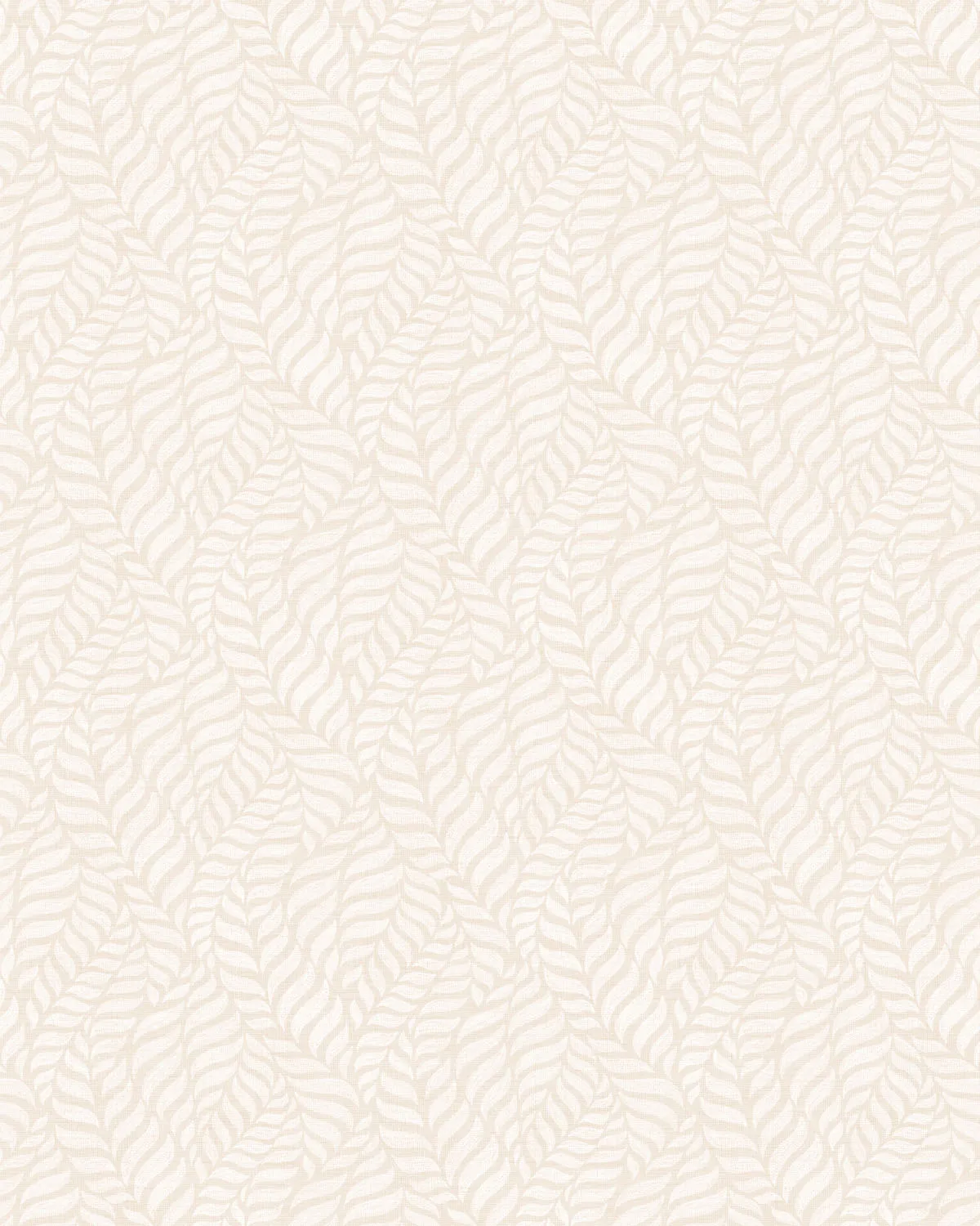 Abstract Leaves Beige Wallpaper