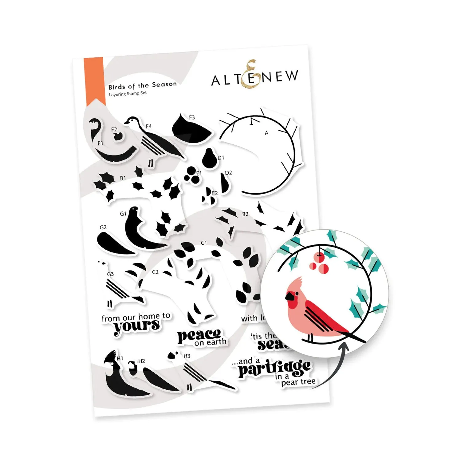 Altenew Birds Of The Season Stamp Set*