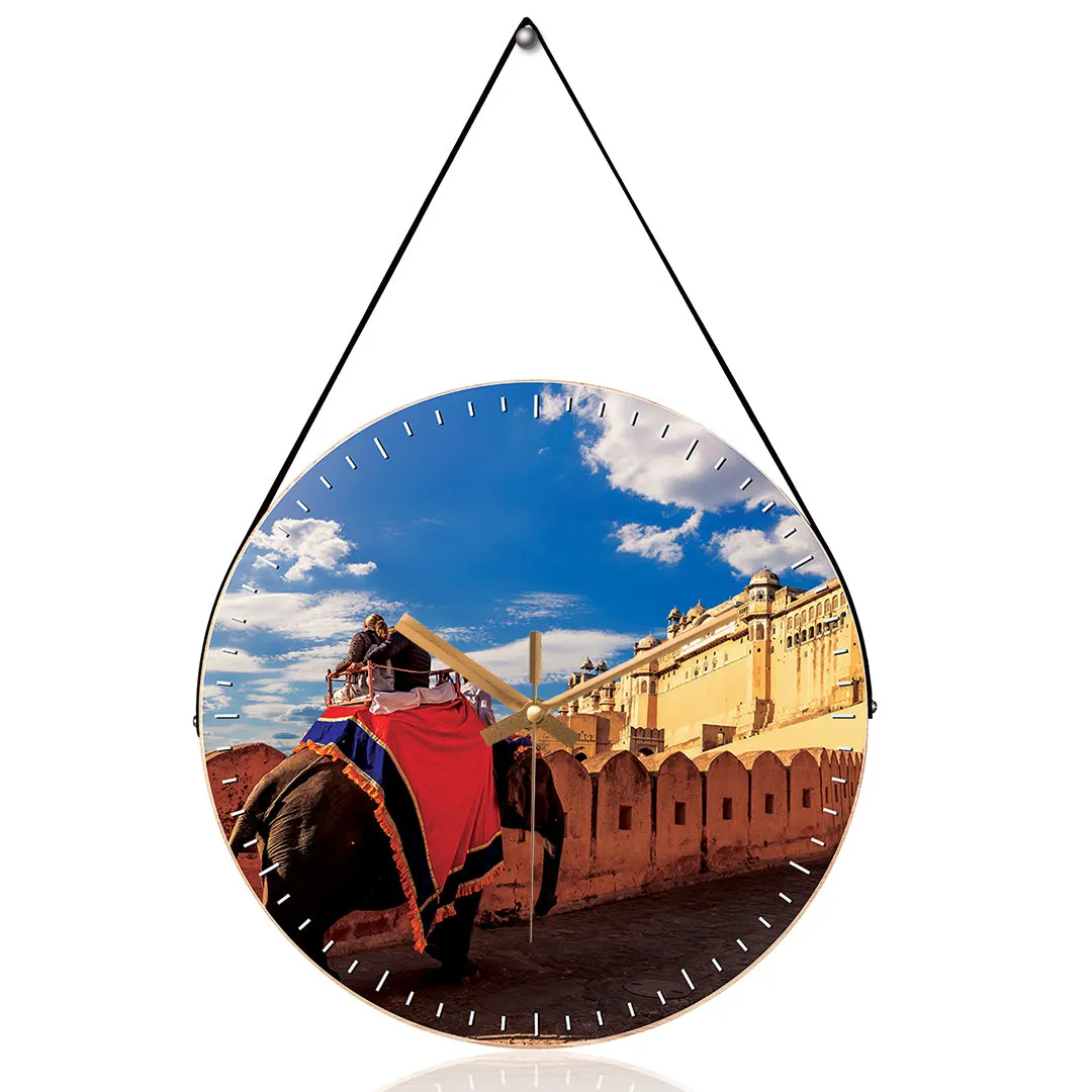 Amber fort jaipur wall clock