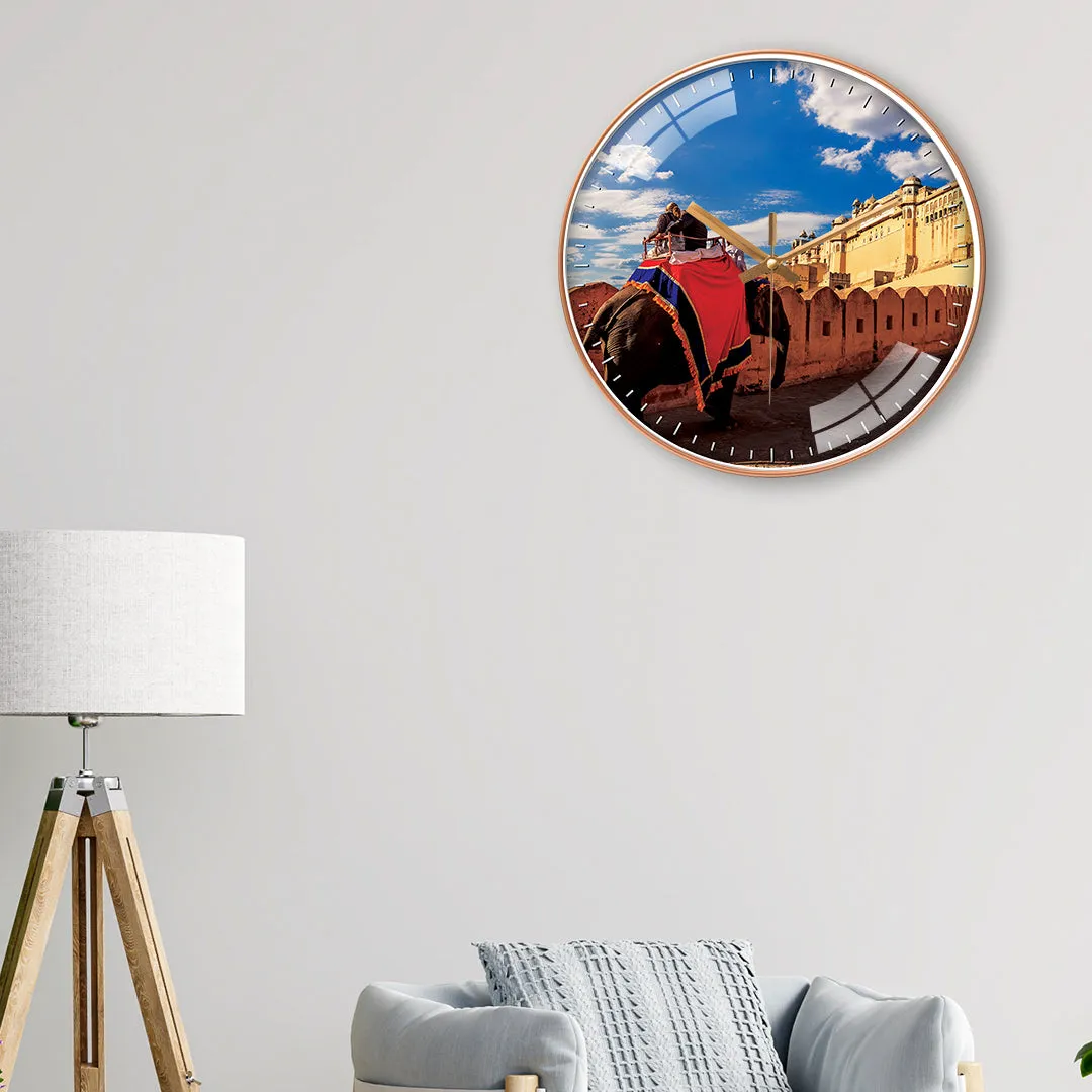 Amber fort jaipur wall clock