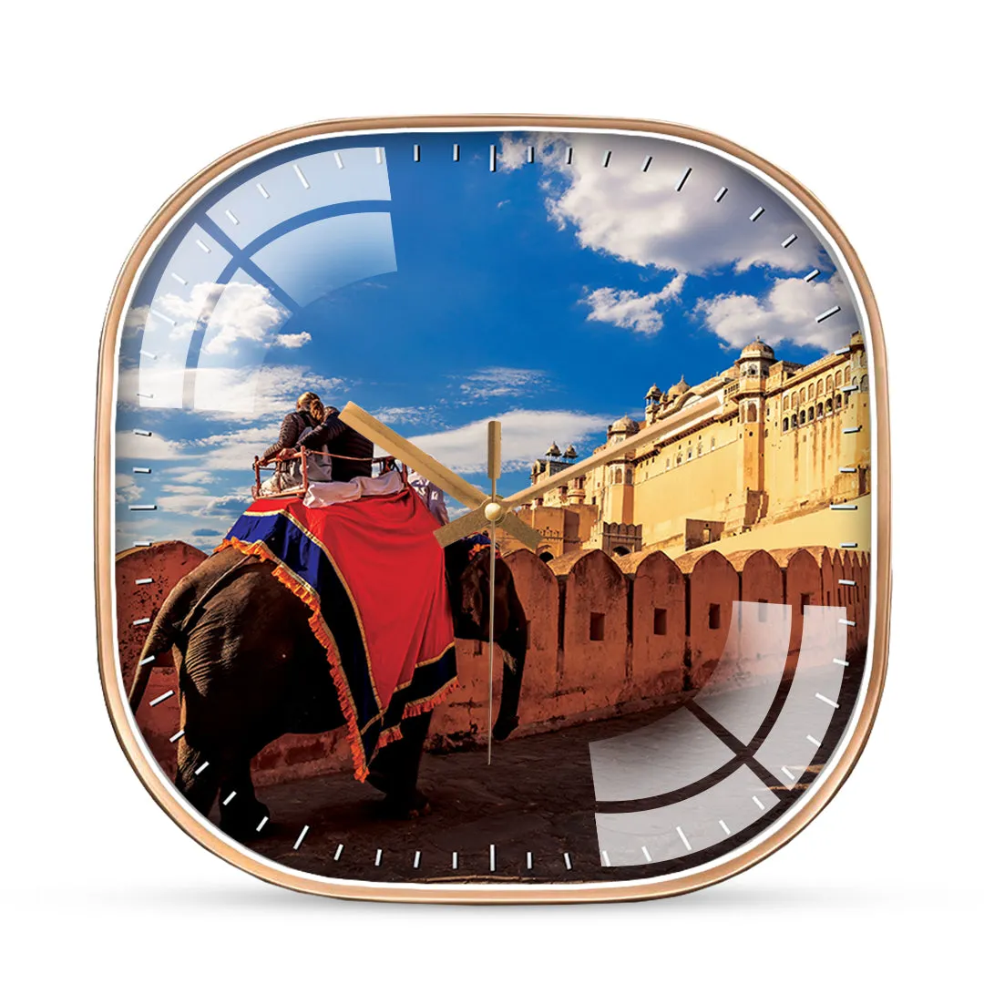 Amber fort jaipur wall clock