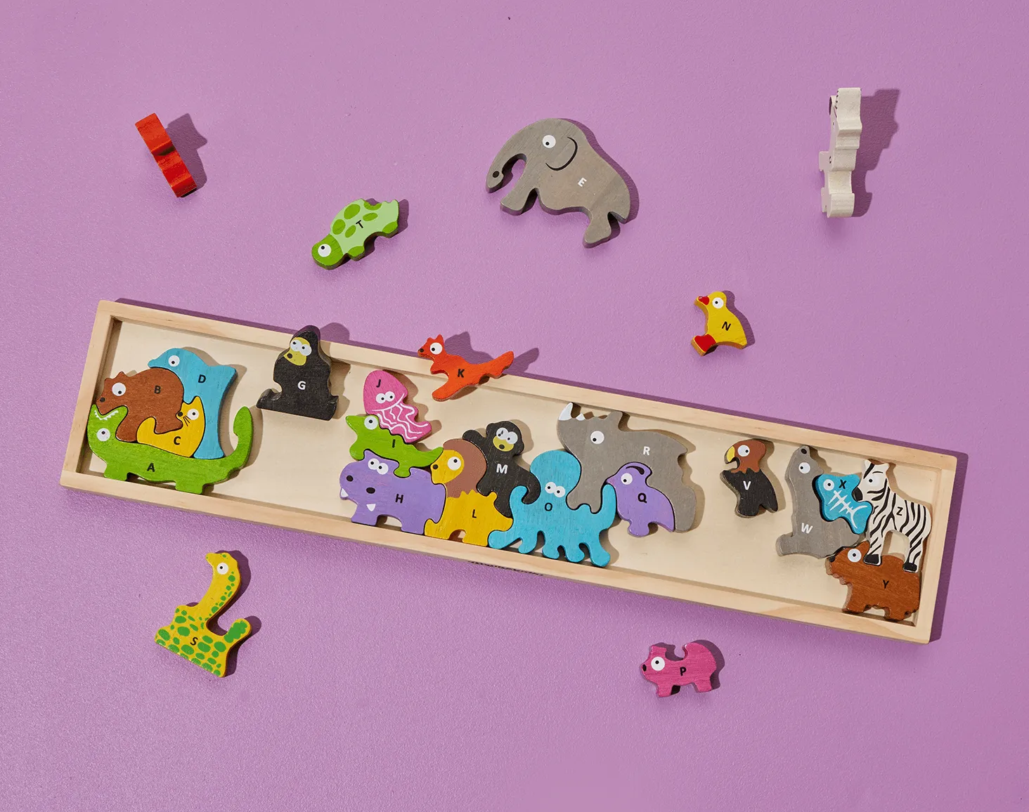 Animal Parade A to Z Puzzle