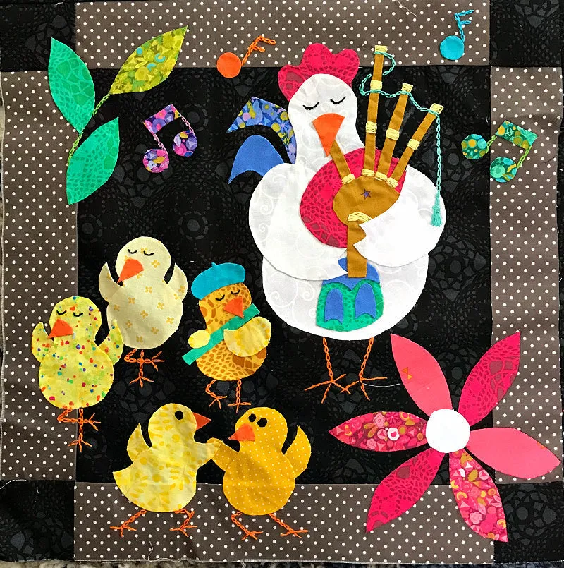 Barnyard Boogie Full Quilt Pattern- Paper Copy