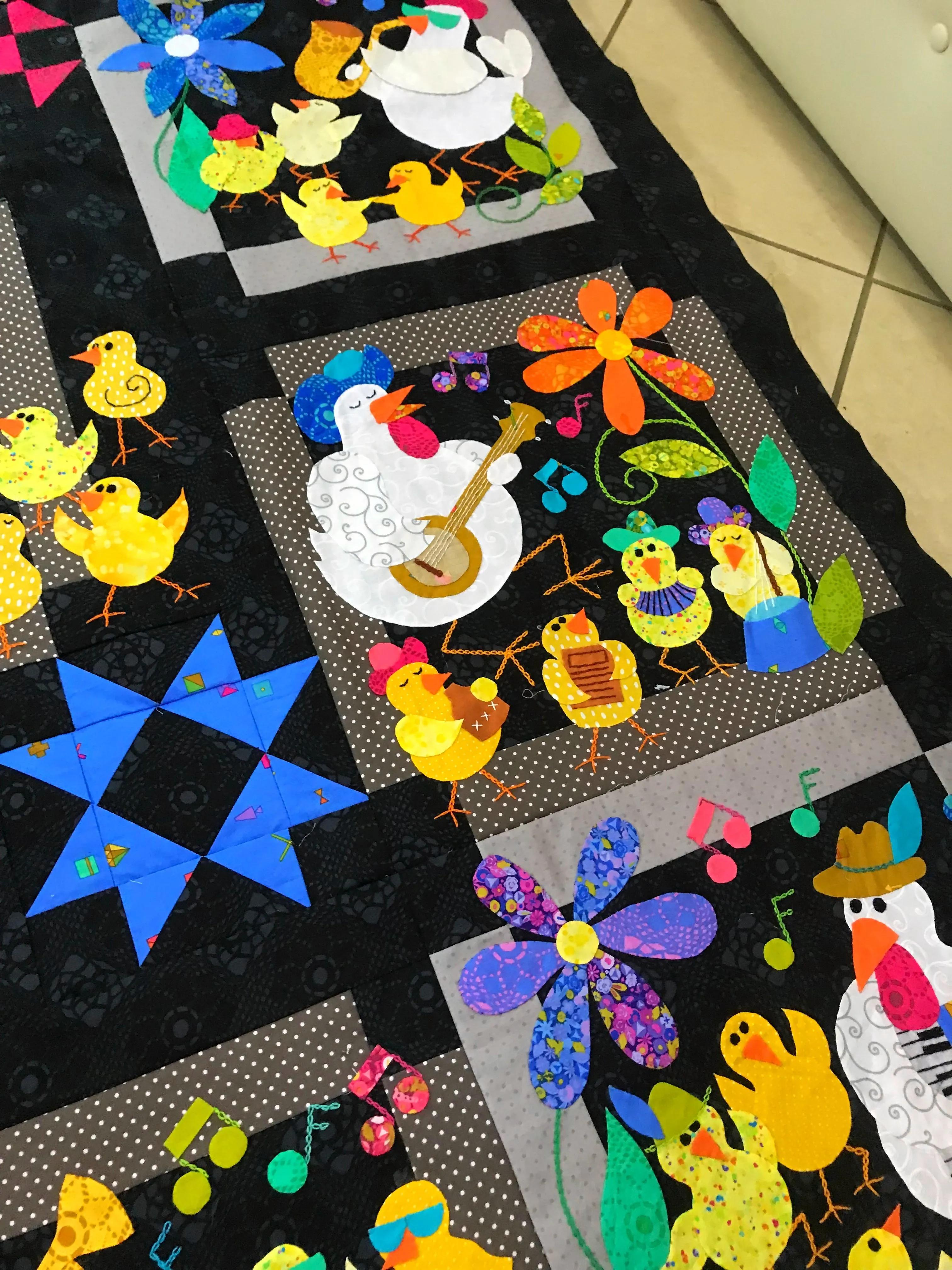 Barnyard Boogie Full Quilt Pattern- Paper Copy