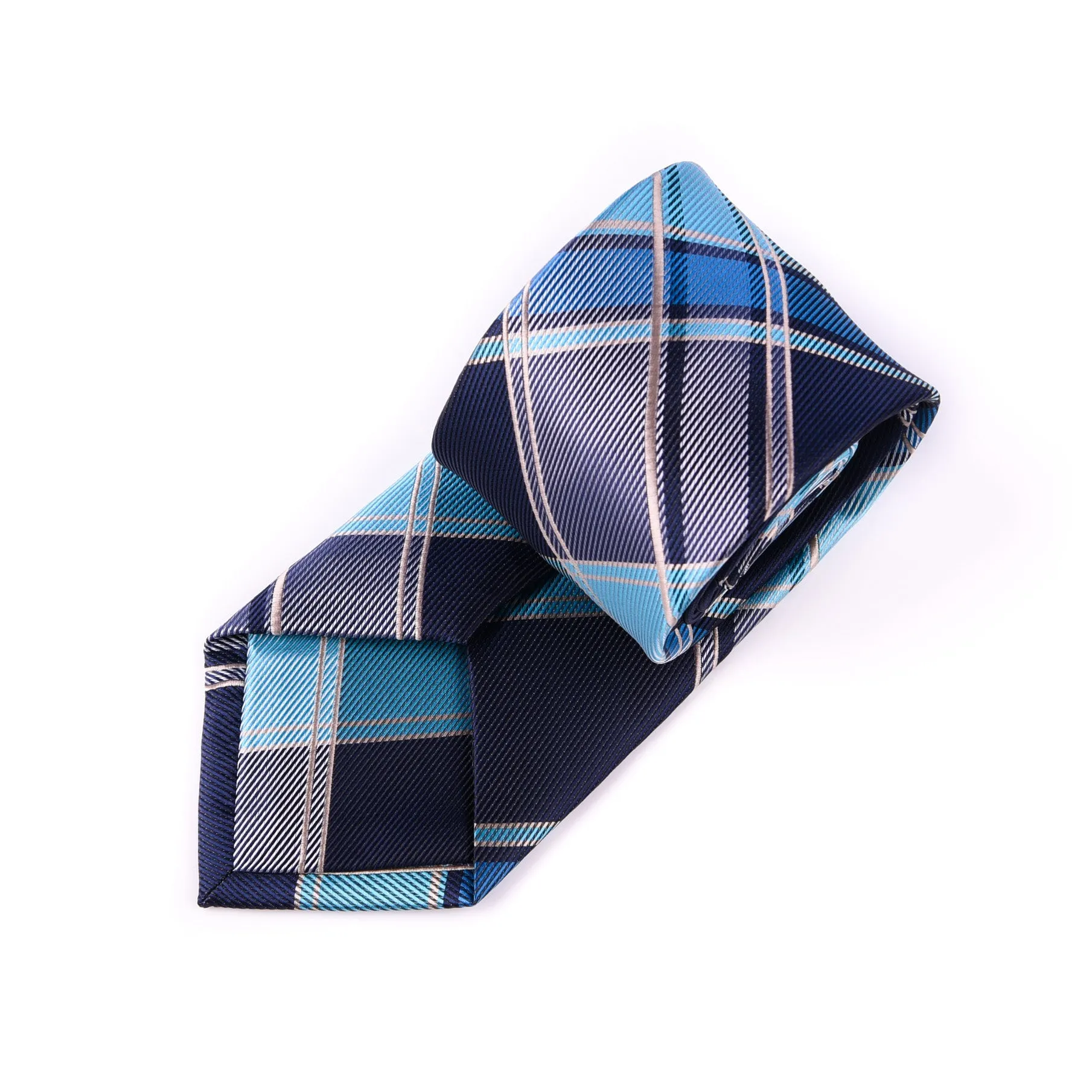 Blue&Black UK Stylish 3" Necktie Business Formal Elegance For Smart Men's Ego