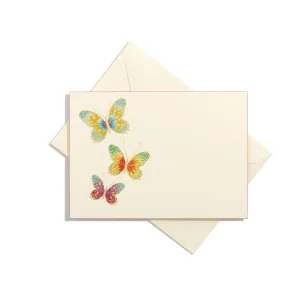 Butterfly Hand-painted Grand Statement Card