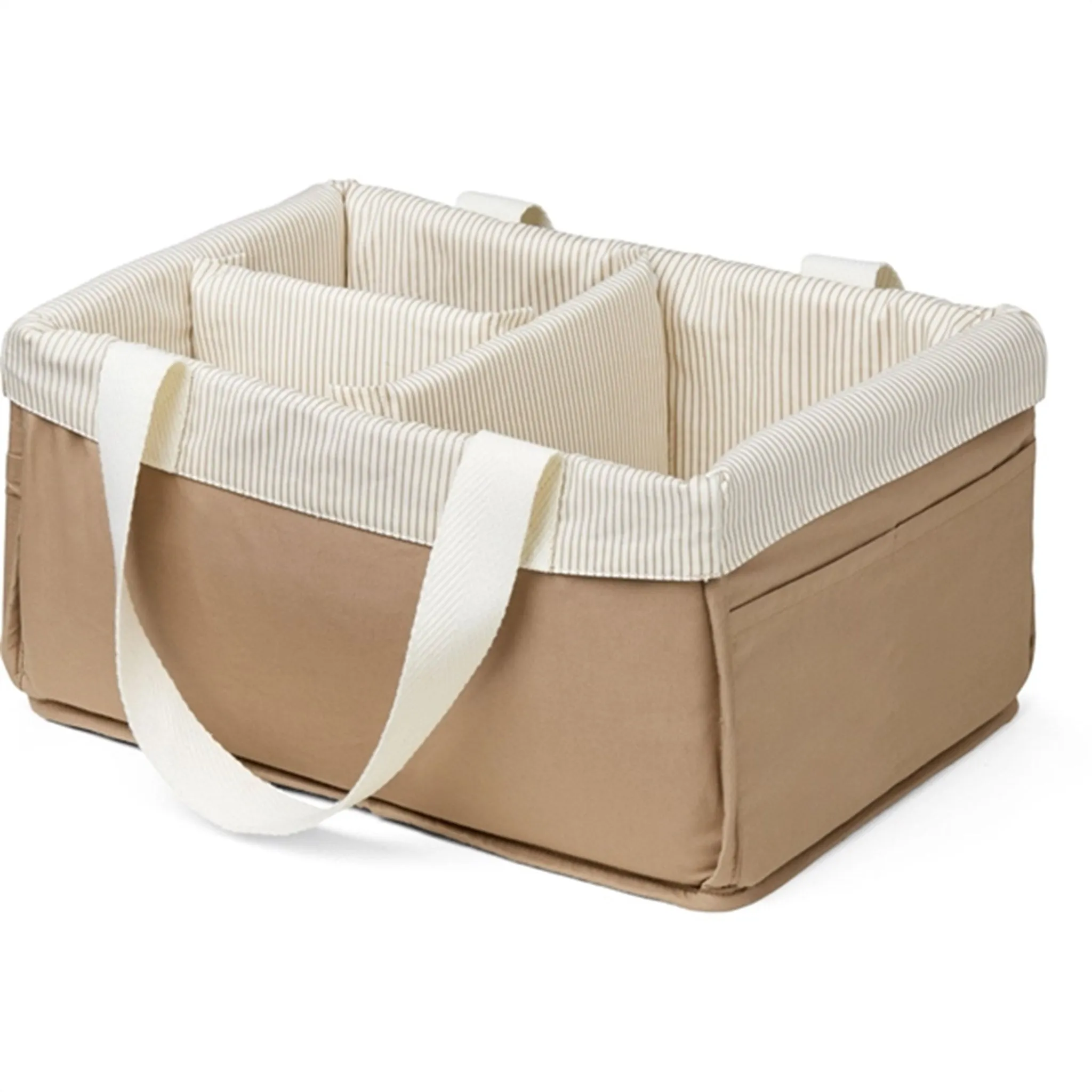 Cam Cam Copenhagen Diaper Caddy Classic Stripes Camel