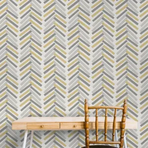 Chevron Abstract and Geometric Theme Modern Wallpaper for Walls