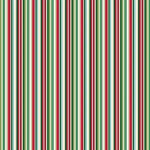 Christmas Wishes | Multi Stripe by Makower UK for Andover Fabrics | MU-037-1