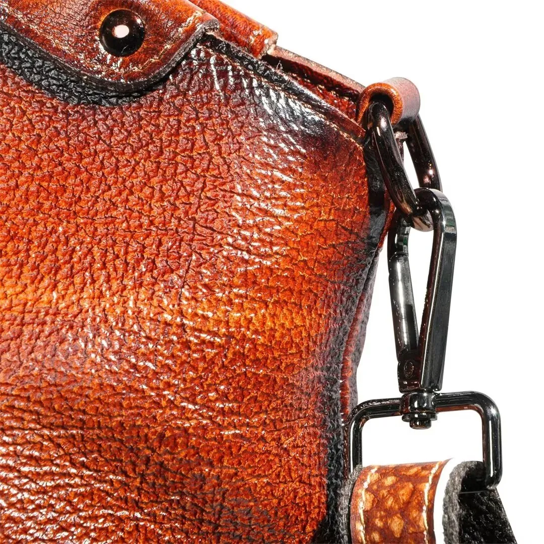 Classic Chic Leather Ensemble Tote