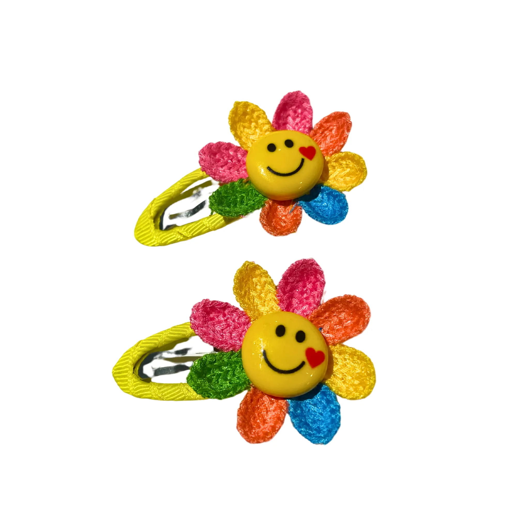 Colorful Flower Hair Clips