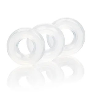 Comfy Silicone Stacker Rings - Set of 3 for Fun Adventures