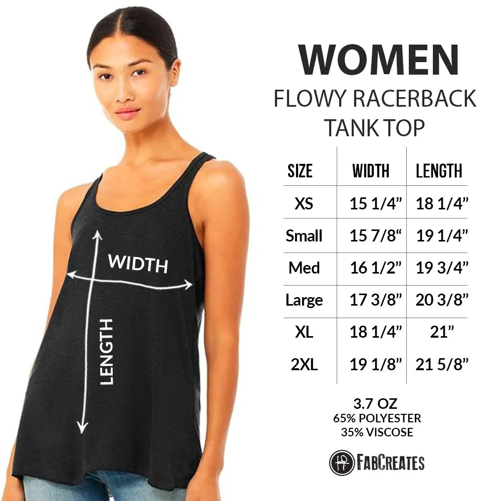 Custom Women's Cropped Flowy Tank Top