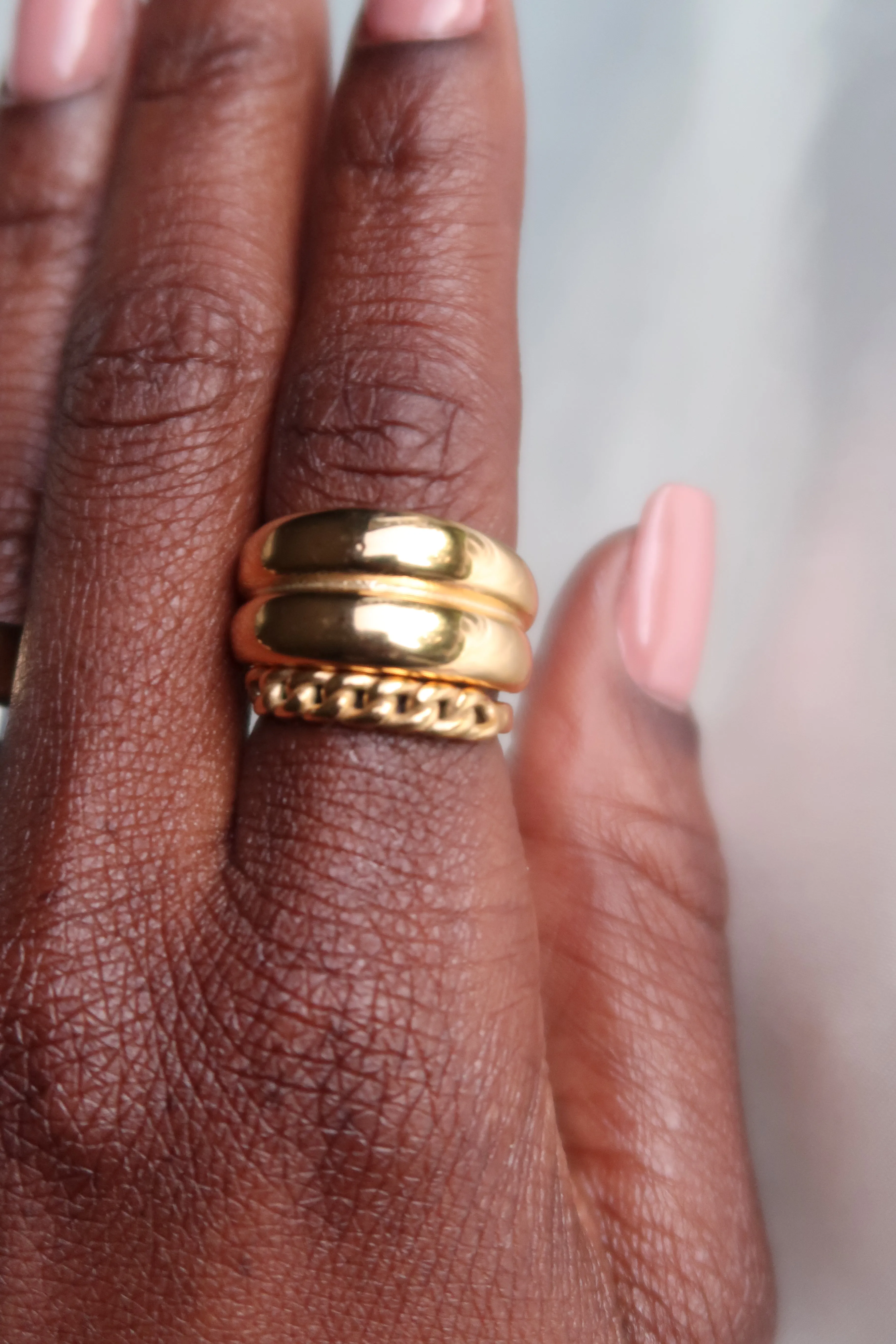 Double Classic Band Ring