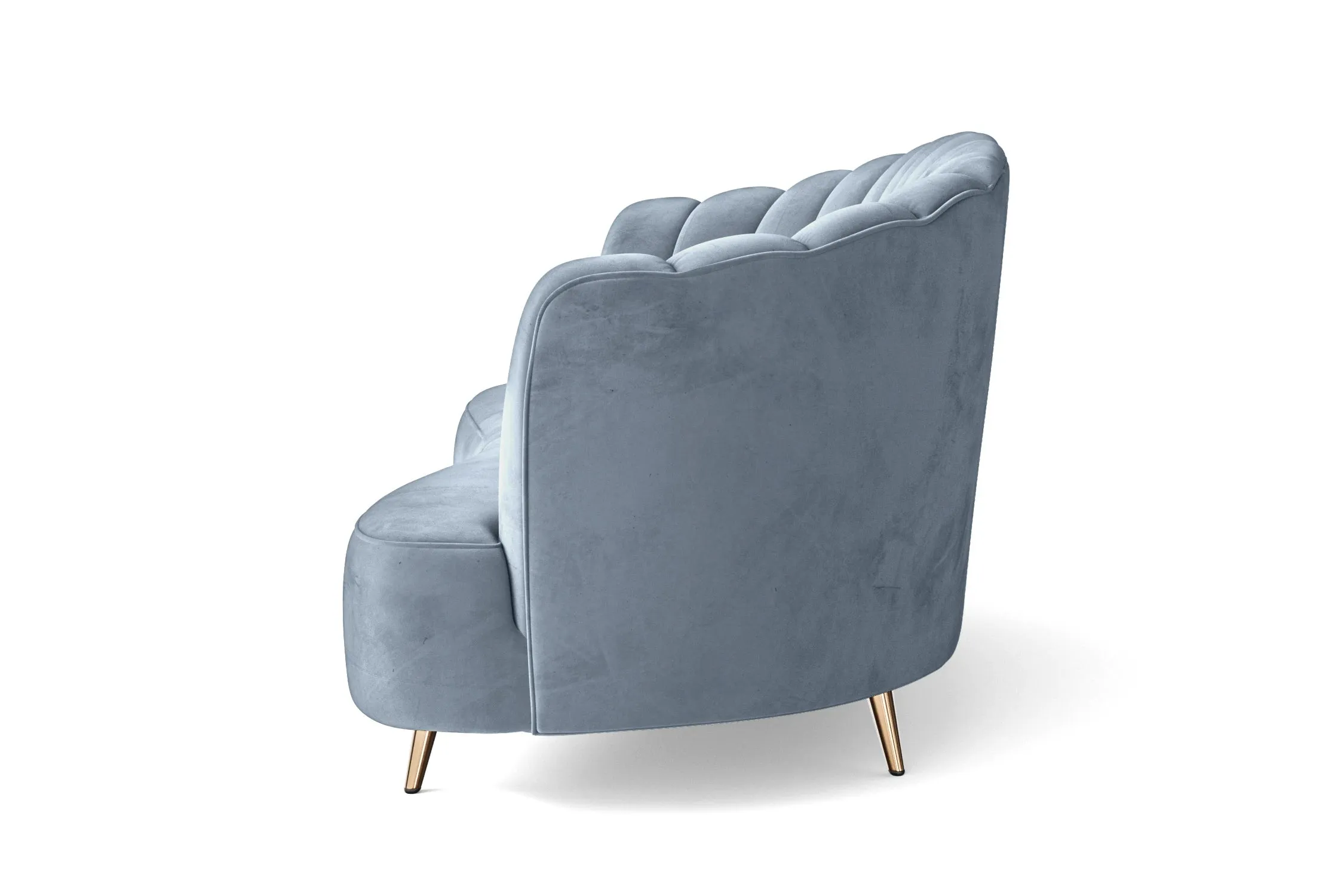 Elena Armchair Baby Blue Velvet