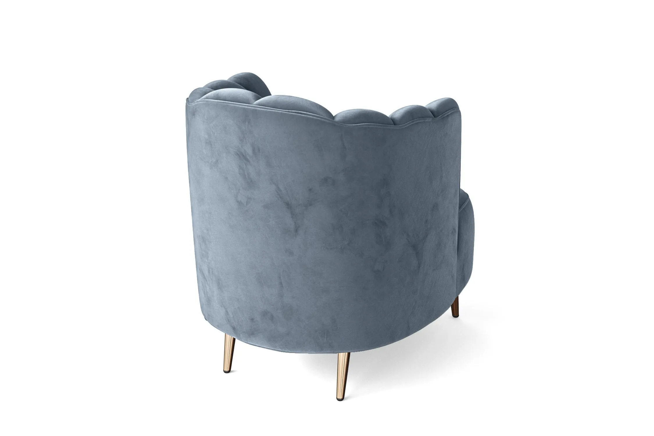 Elena Armchair Baby Blue Velvet