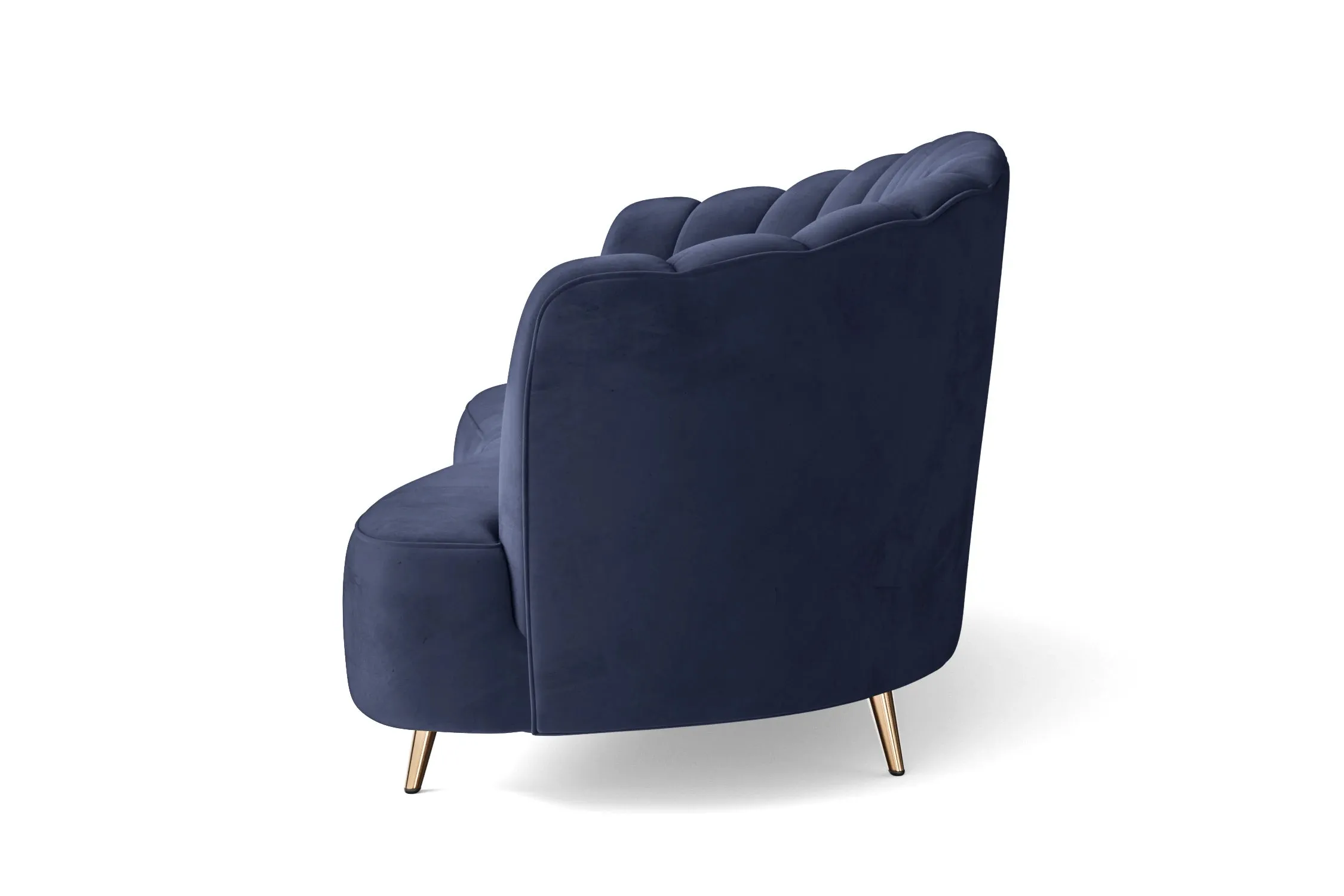 Elena Armchair Dark Blue Velvet