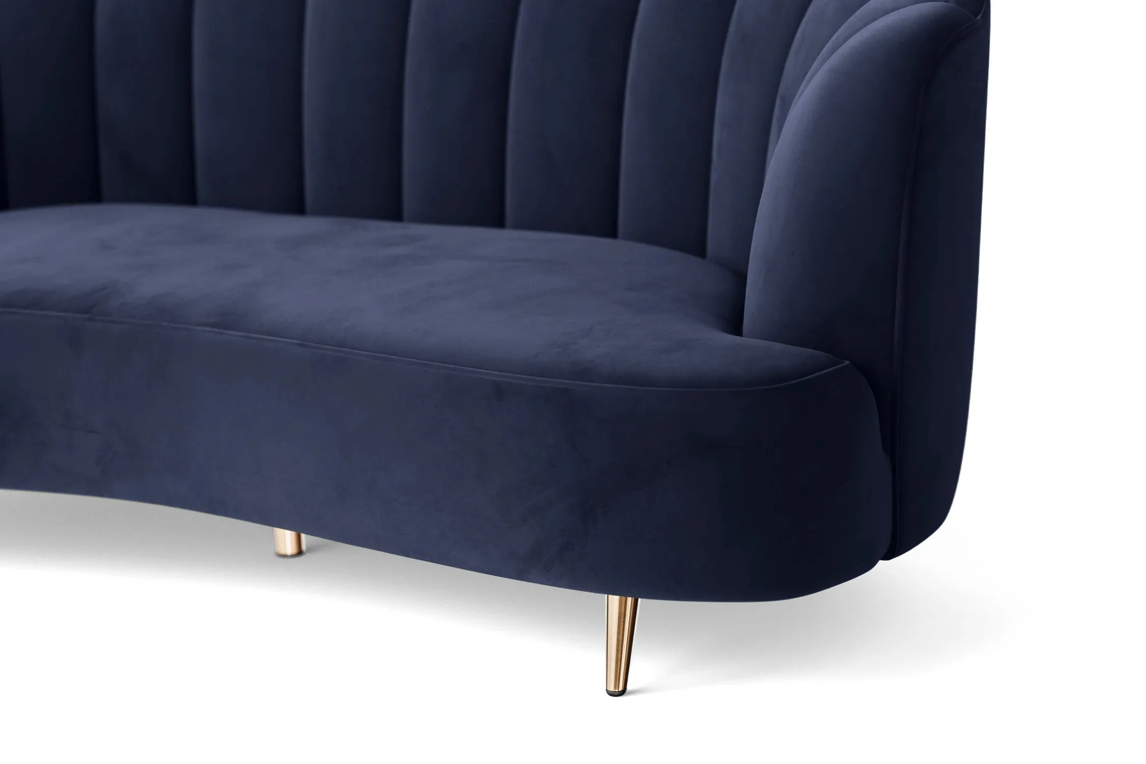 Elena Armchair Dark Blue Velvet