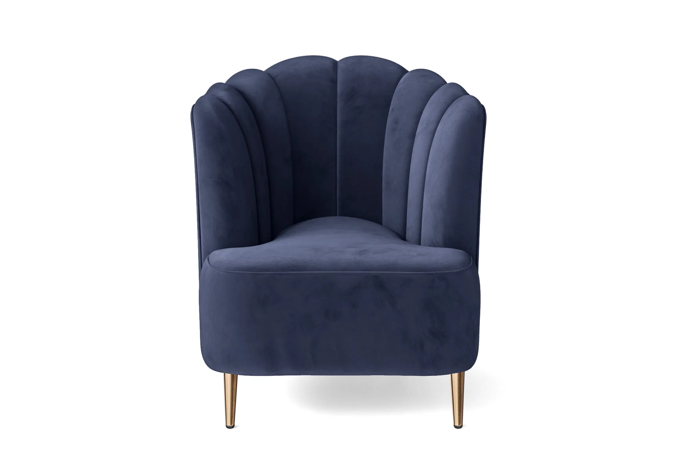 Elena Armchair Dark Blue Velvet