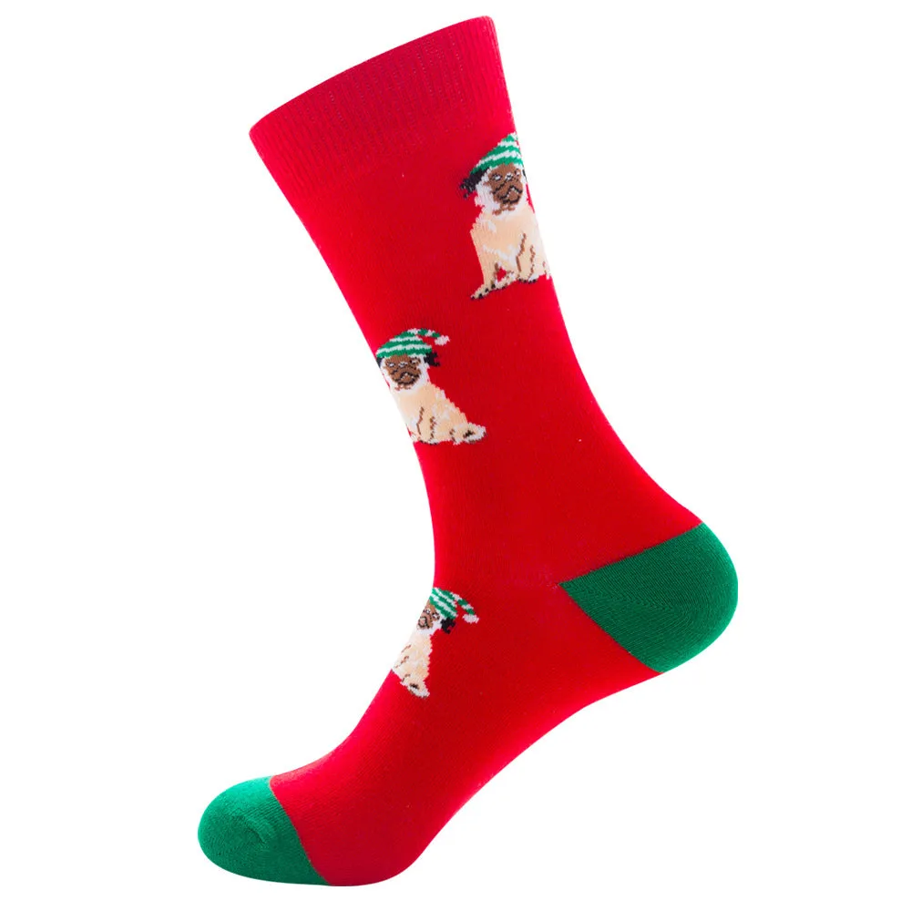 Fun Print Christmas Holiday Socks