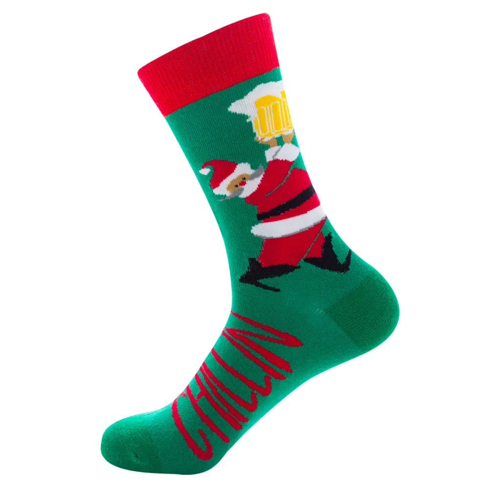 Fun Print Christmas Holiday Socks