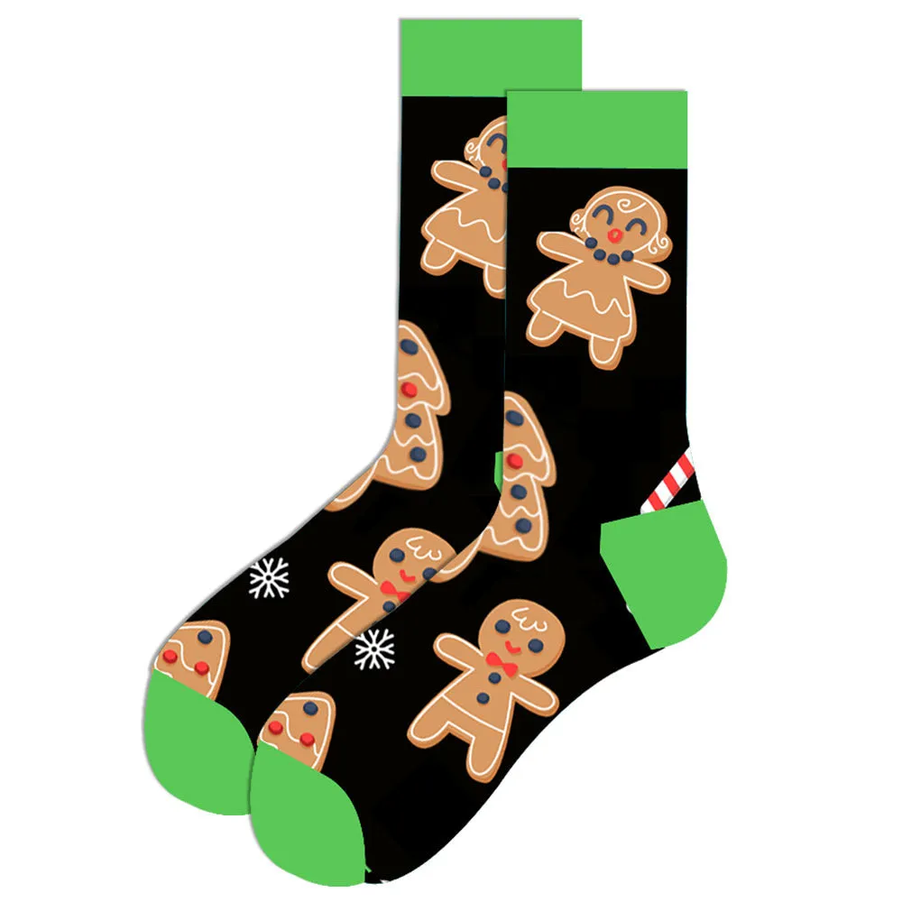 Fun Print Christmas Holiday Socks