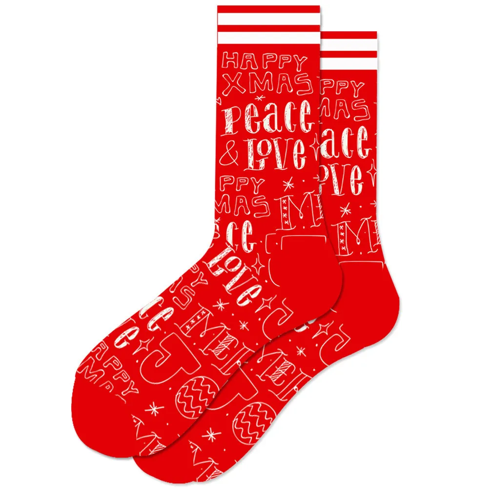 Fun Print Christmas Holiday Socks