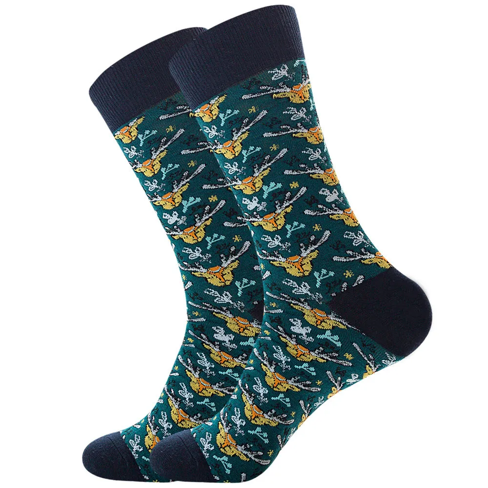 Fun Print Christmas Holiday Socks