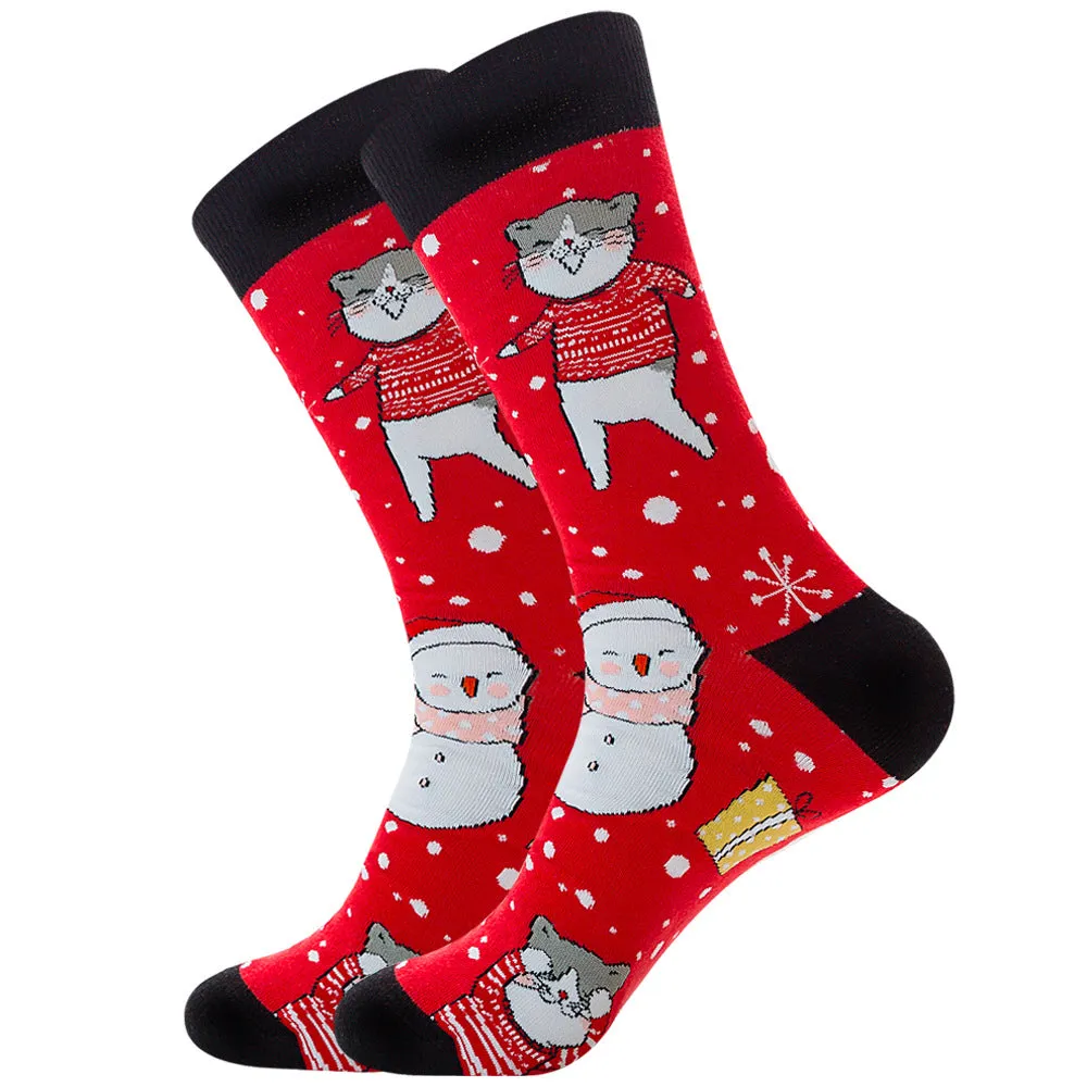 Fun Print Christmas Holiday Socks