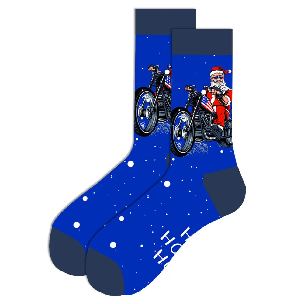 Fun Print Christmas Holiday Socks