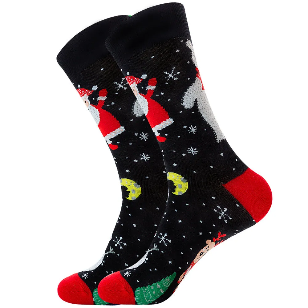 Fun Print Christmas Holiday Socks