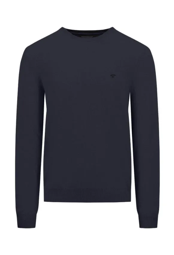 Fynch Hatton - Crew Neck Jumper, Navy