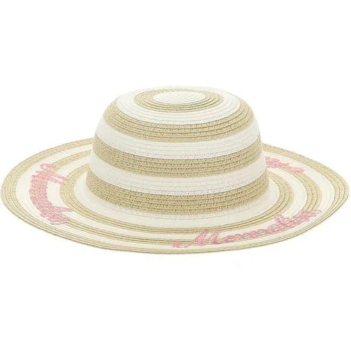 Girls Straw Beach Hat