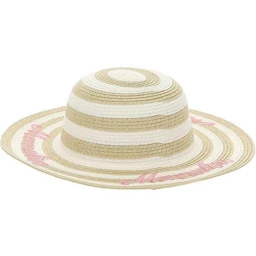 Girls Straw Beach Hat