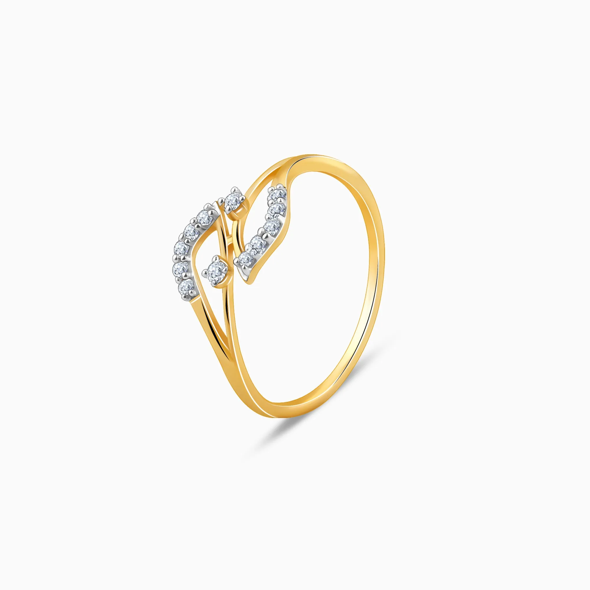 Gold Cove Diamond Ring