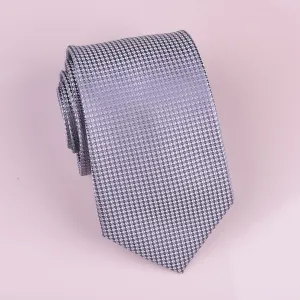 Grey Snakeskin Patterned Skinny Tie with Diamond Luxury Fashion 3"