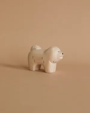 Handmade Tiny Wooden Animals - Chow Chow Dog