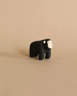 Handmade Tiny Wooden Safari Animals - Gorilla