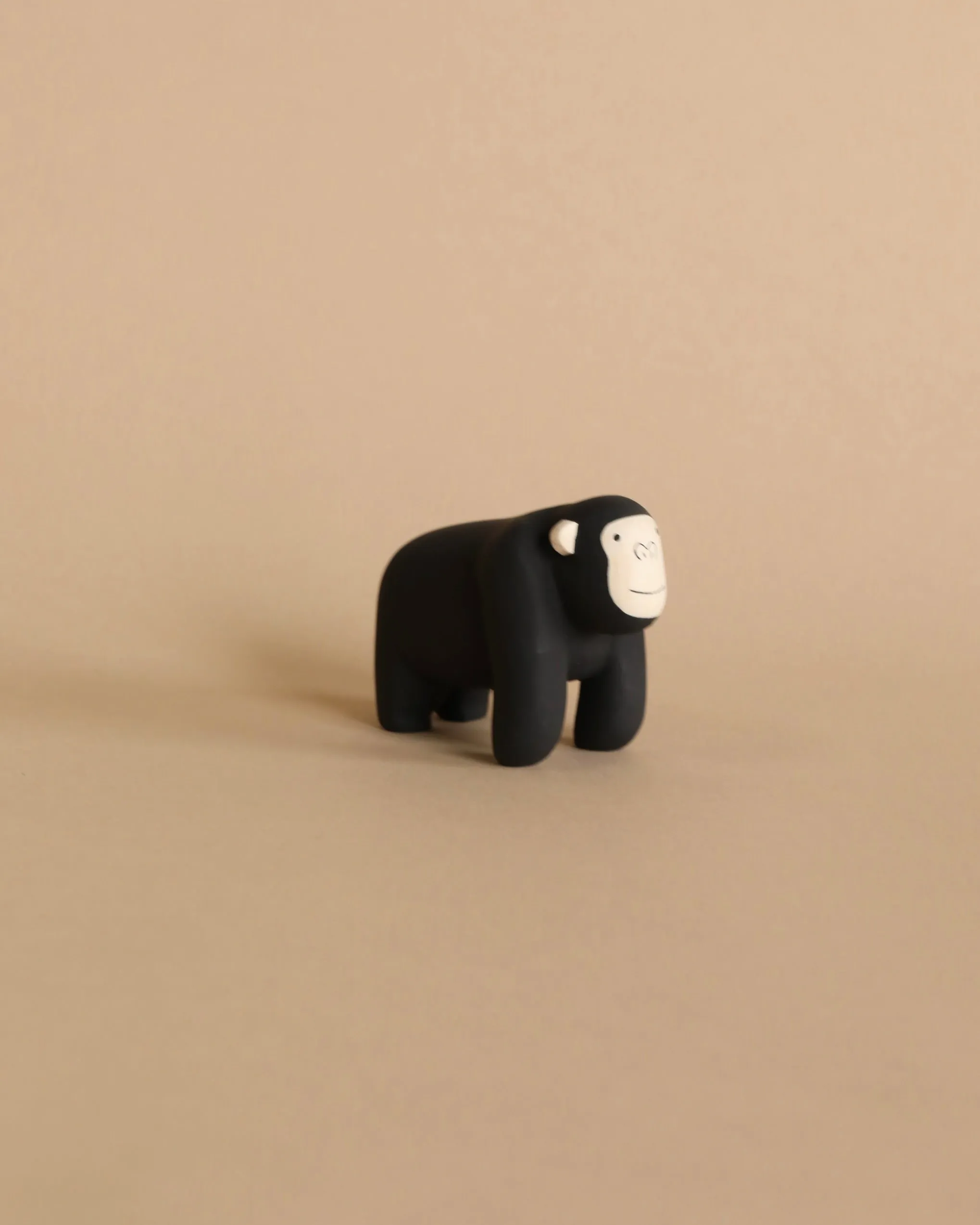 Handmade Tiny Wooden Safari Animals - Gorilla