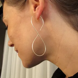 Infinity Earrings - Figure-8 Hoops