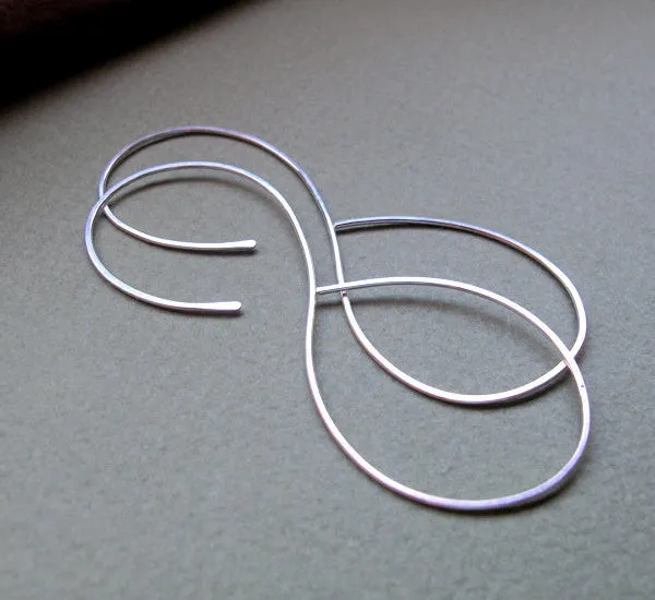 Infinity Earrings - Figure-8 Hoops