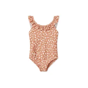 Liewood Kallie Printed Swimsuit - Leo Spots - Tuscany Rose