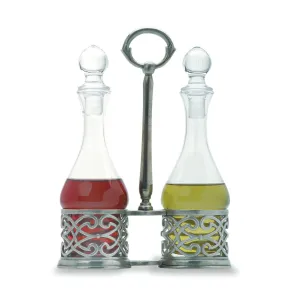 Match Cutwork Oil & Vinegar Set