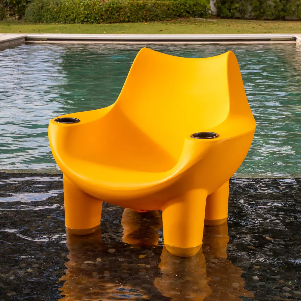 Mibster Chair with Black Cupholders (Set of Two) - Luxury Pool Chair