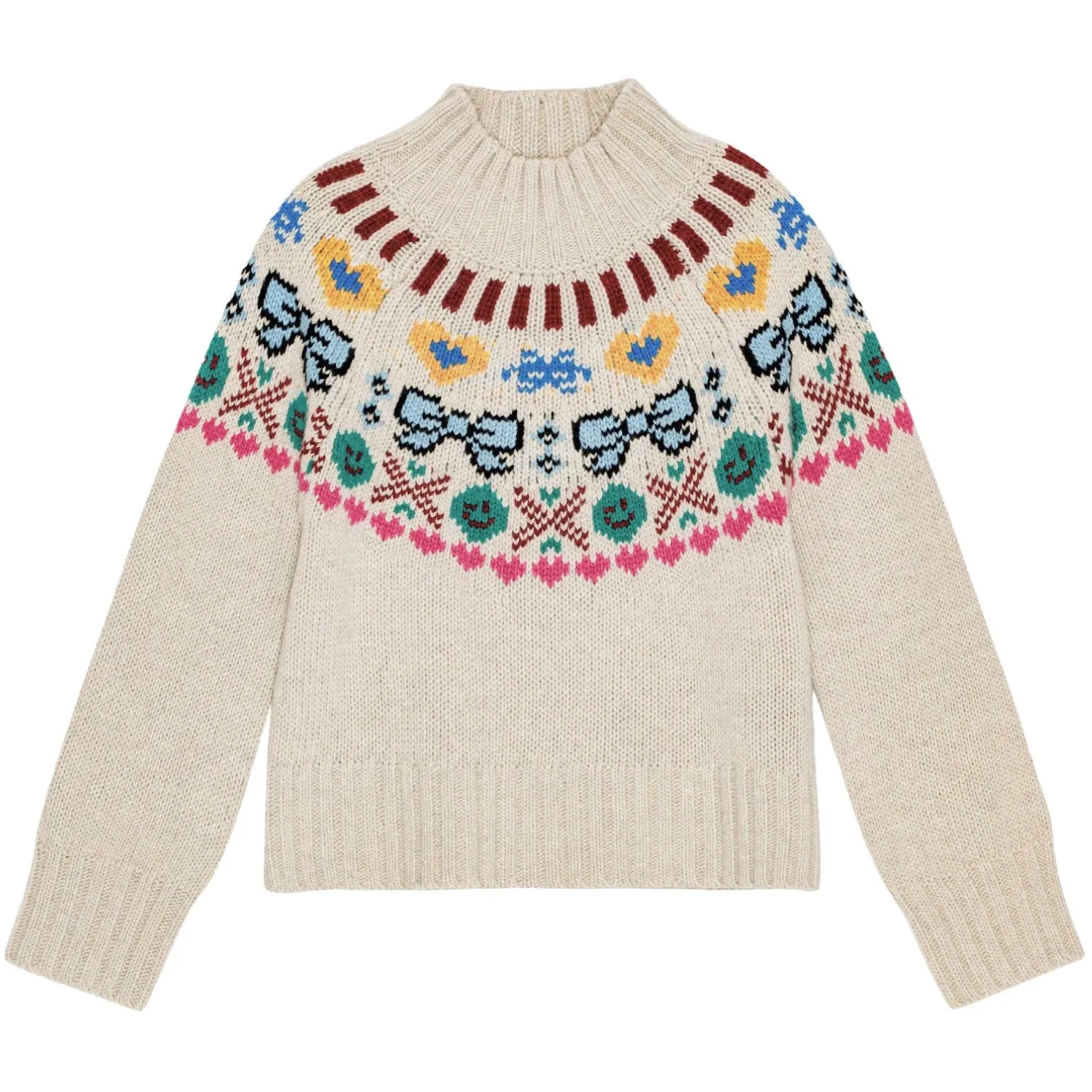 Molo Pixel Bows Gimlassi Crewneck