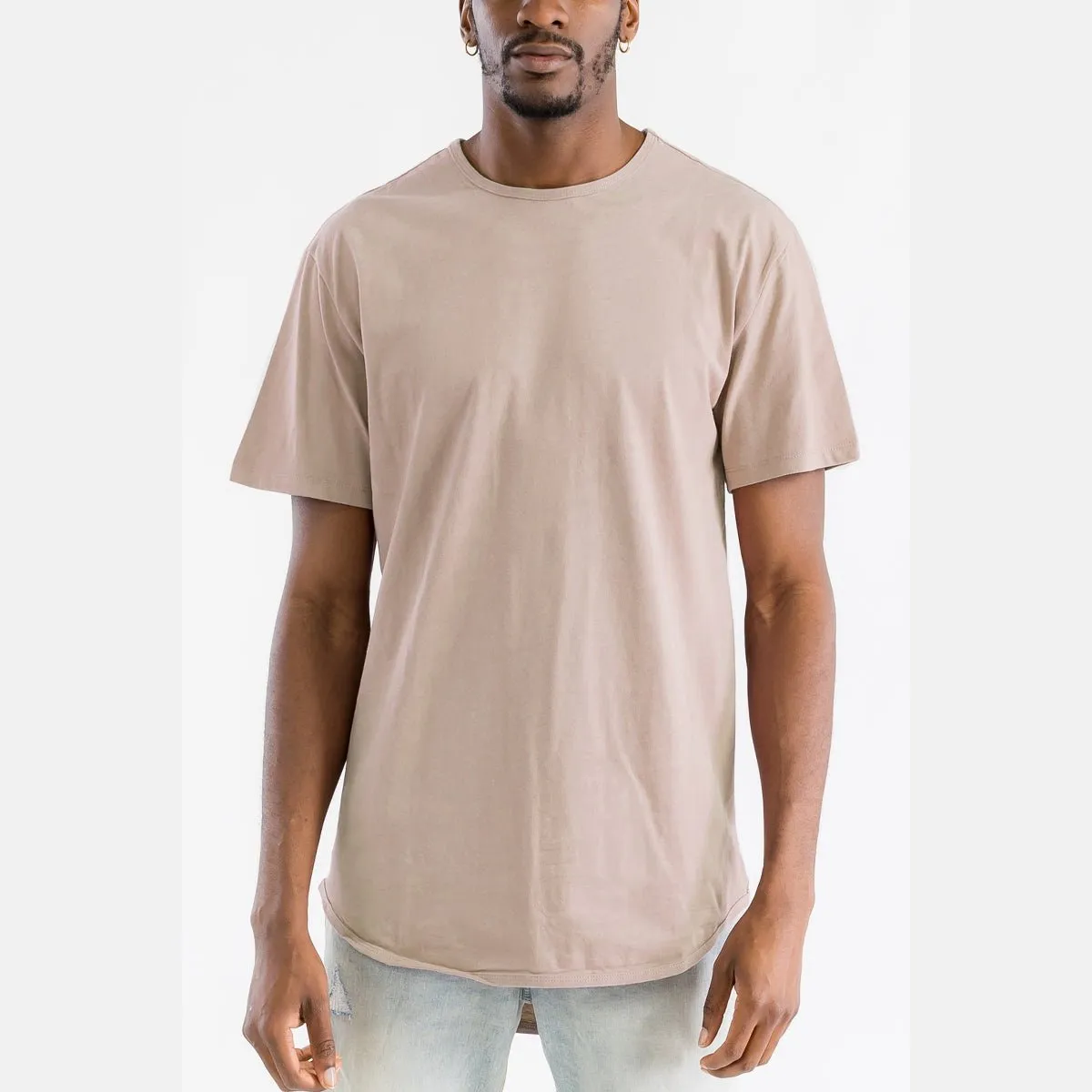 Oatmeal Classic Scallop Tee