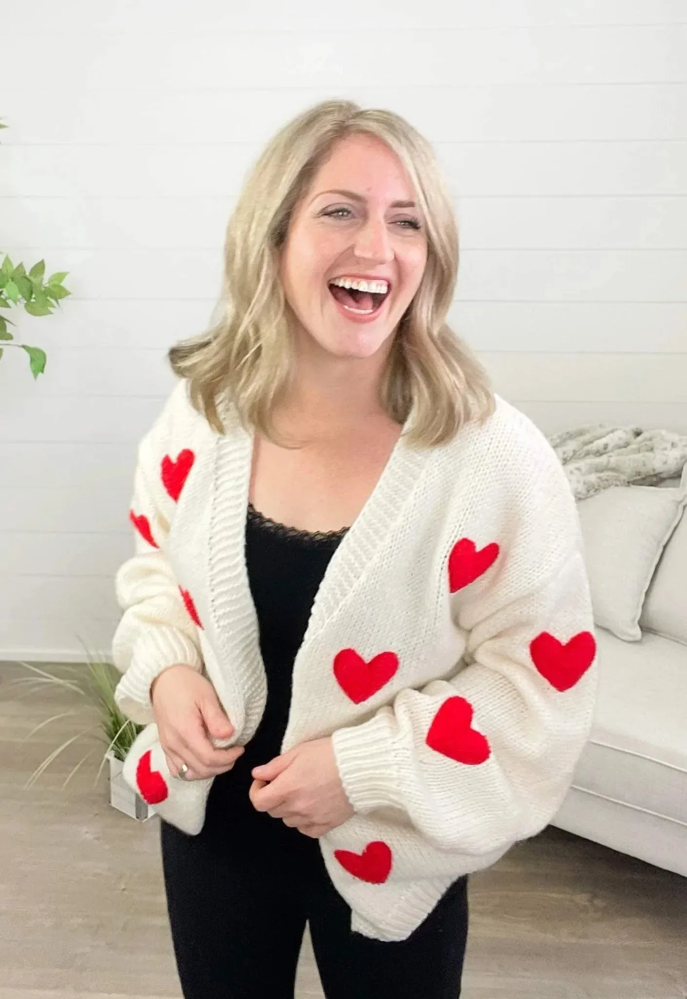 Oh, My Hearts Sweater Cardigan from Michelle Mae