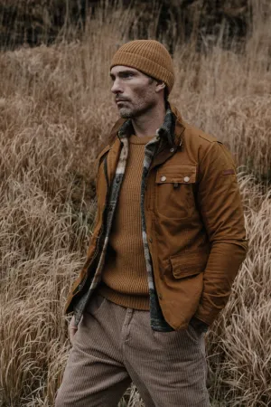 Peregrine - Bexley Waxed Jacket in Mustard